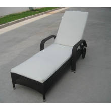 Fabric Outdoor Indoor Chaise Lounge Rattan